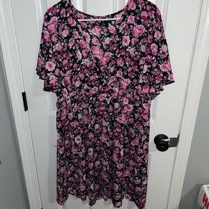 🩷 Flash Sale 🩷 2 SHEIN Dresses 2XL  Floral- Blue And Pink